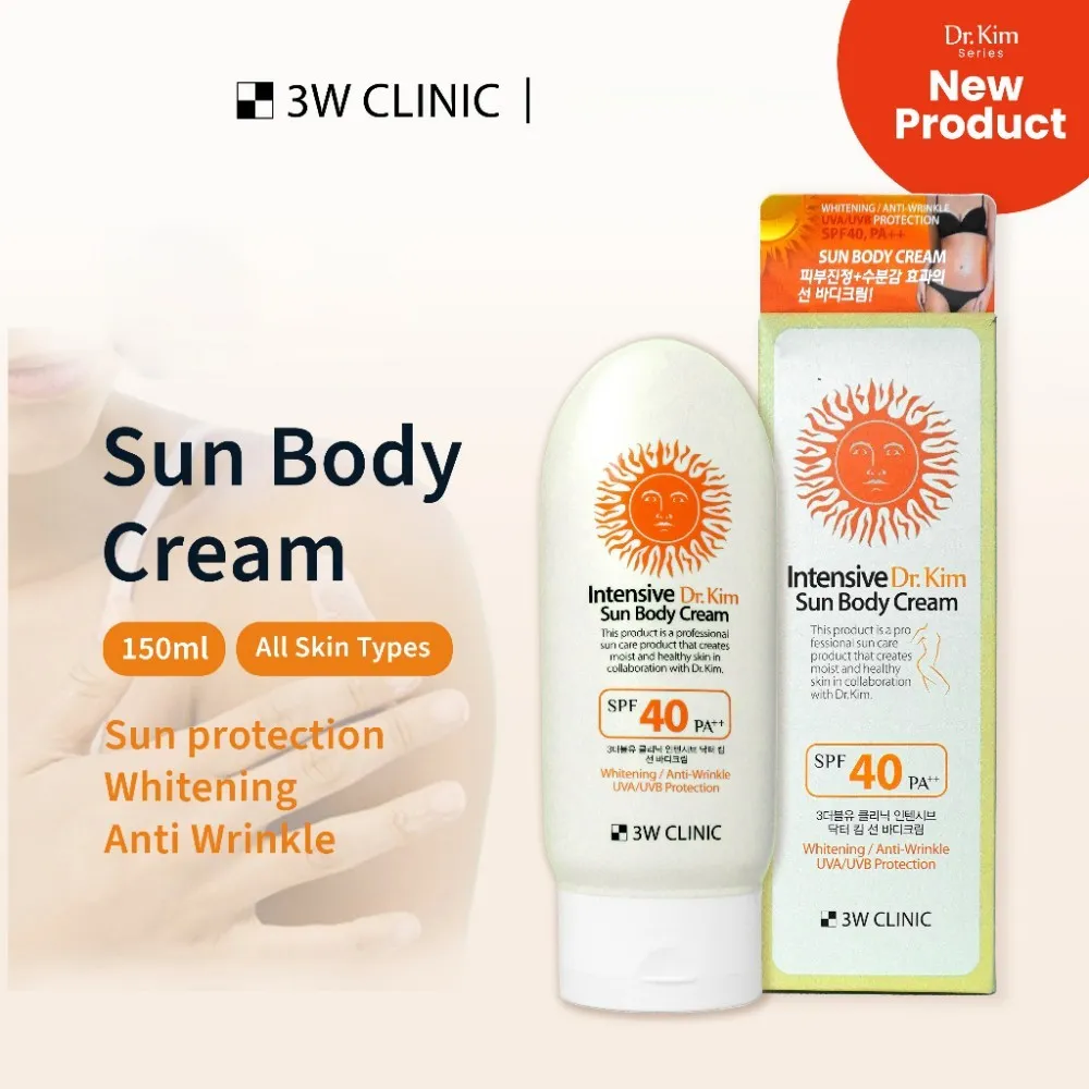 3W Clinic Intensive Dr.Kim Sun Body Cream Weight: 150 gm