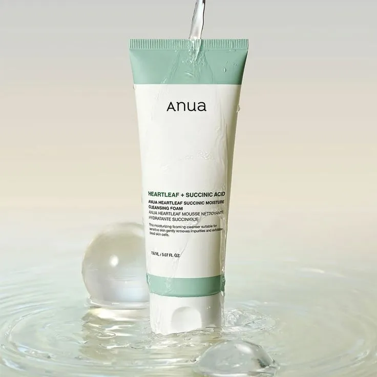ANUA Heartleaf Succinic Moisture Cleansing Foam 150 ml 