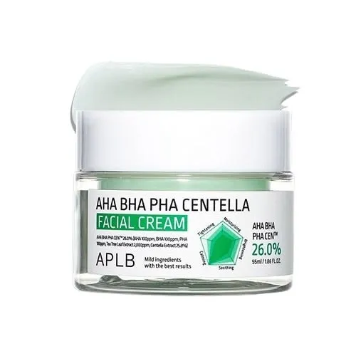 APLB AHA BHA PHA 26.0% Centella Facial Cream 55ml
