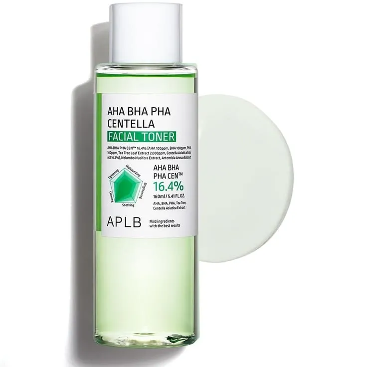 APLB AHA BHA PHA 16.4% Centella Facial Toner 160ml