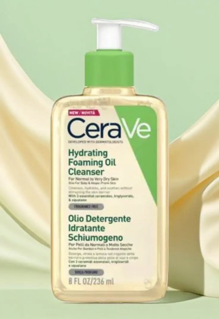 CeraVe Hydrating Foaming Oil Cleanser Size: 236ml