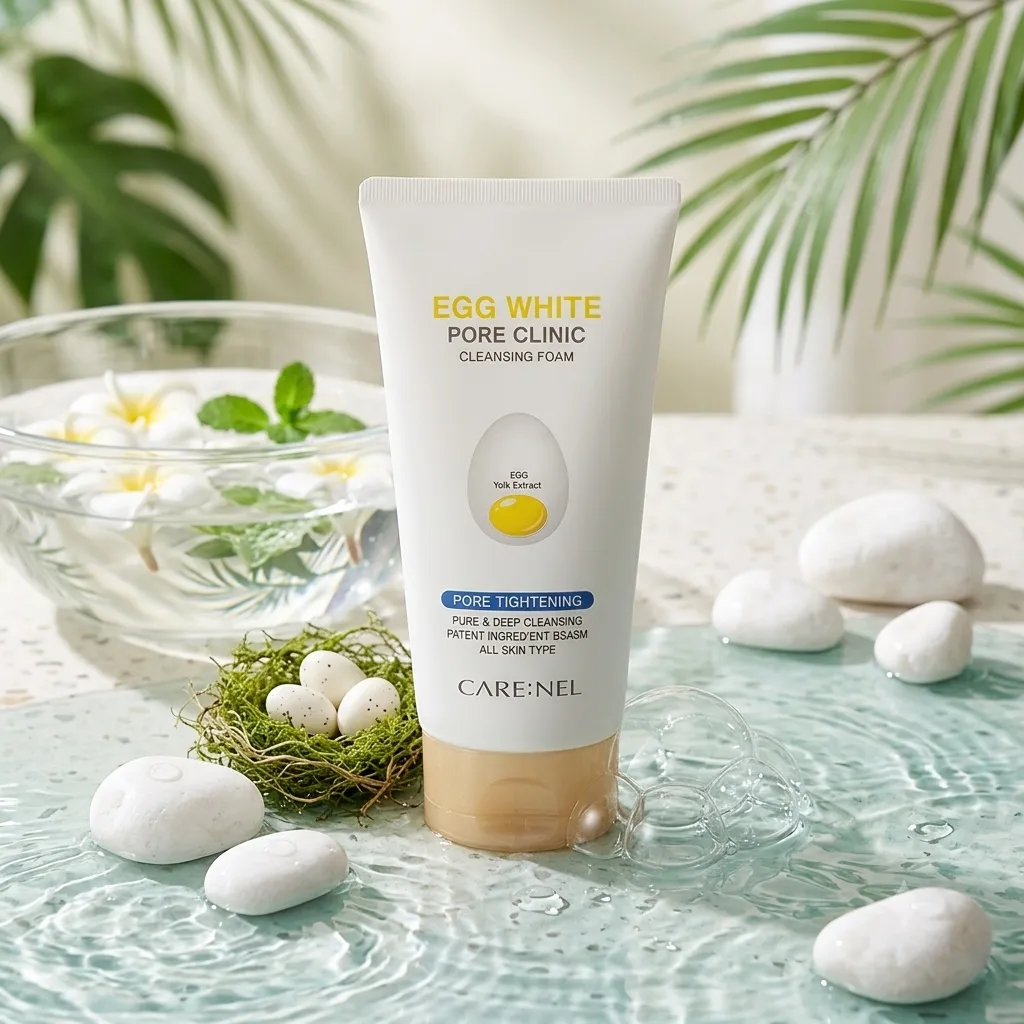 Care:nel Egg White Pore Clinic Cleansing Foam- 150ml