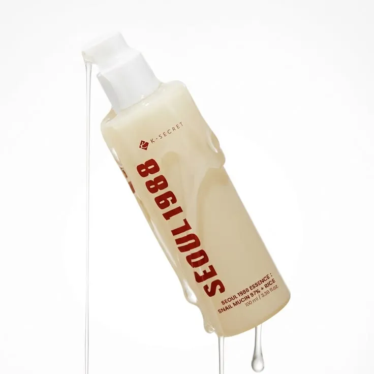 KSECRETSEOUL 1988 Essence : Snail Mucin 97% + Rice 100ml Size: 100 ml