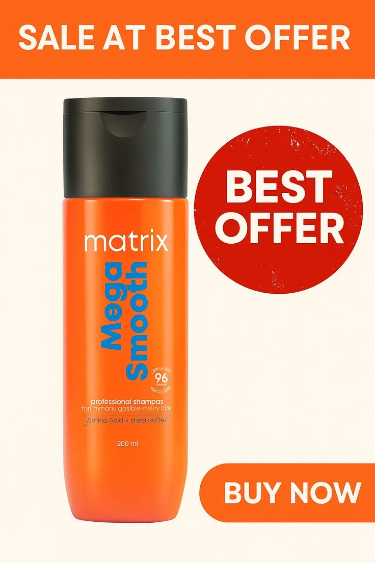 Matrix Mega Smooth Professional Shampoo 200ml / 1L – Buy Online | Laxiimart