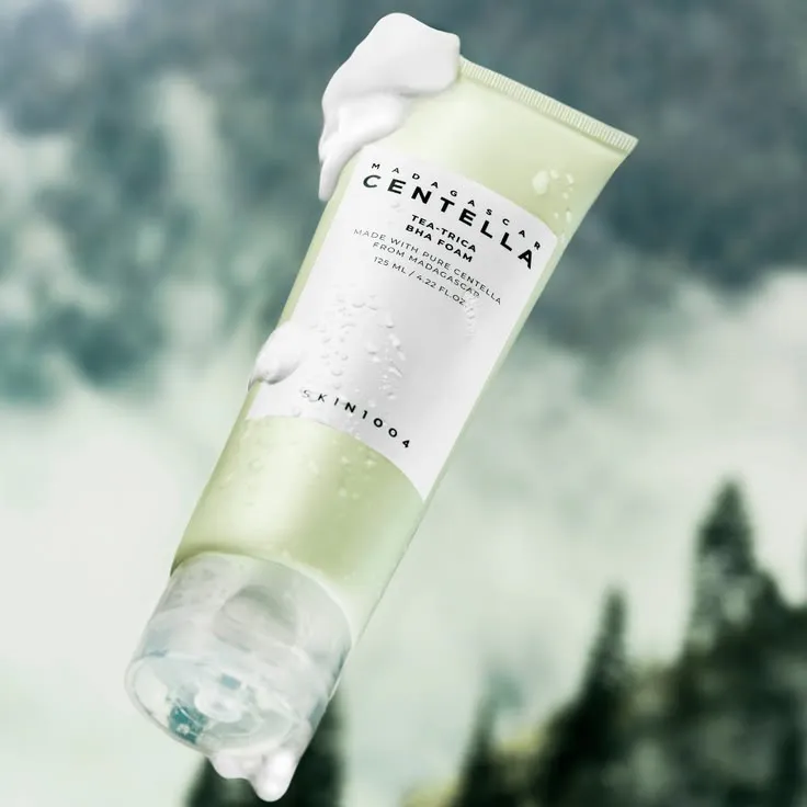 Skin 1004 Madagascar Centella Tea Trica BHA Foam 125ml