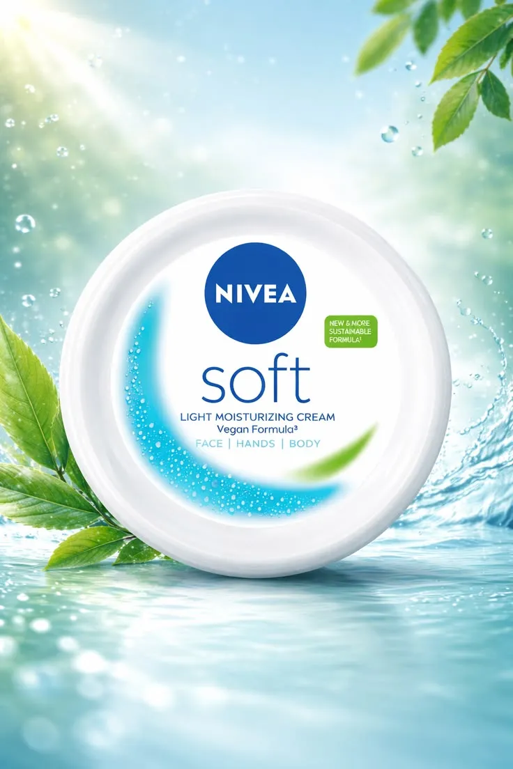 Nivea Soft light Moisturising Cream Size: 25ml