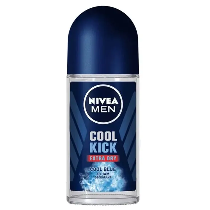 Nivea Men Cool Kick Extra Dry Cool Blue Roll On- 50ml