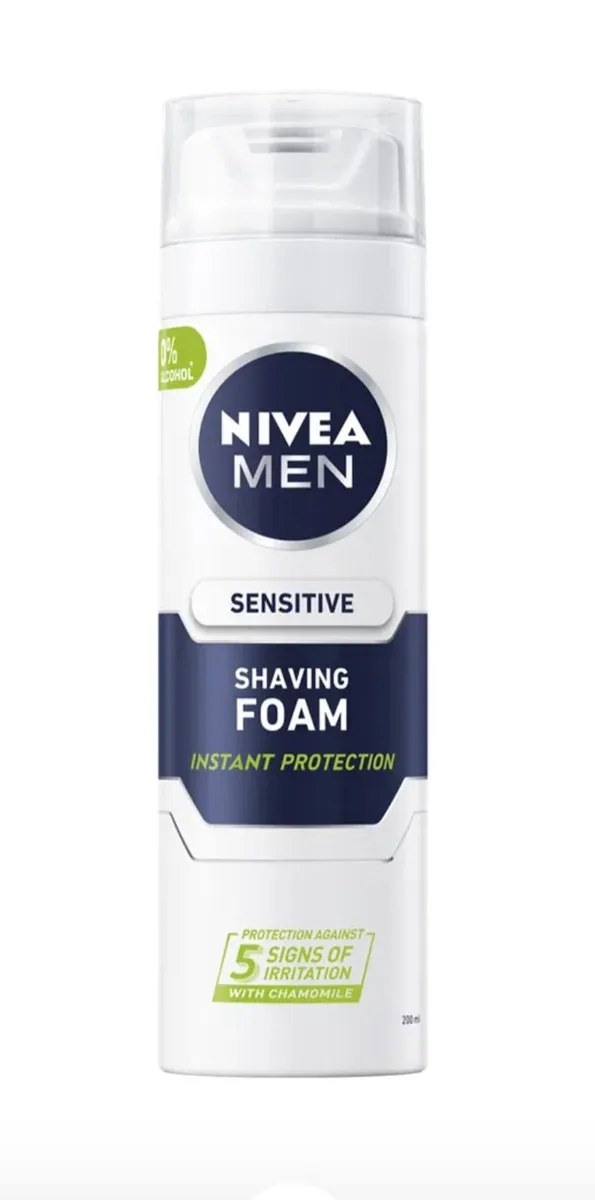 Nivea Men Sensitive Shaving Foam with Instant Protection (Imported) 200ml