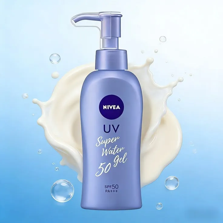 Nivea UV Super Water Gel SPF 50 PA+++ 140g (HR)