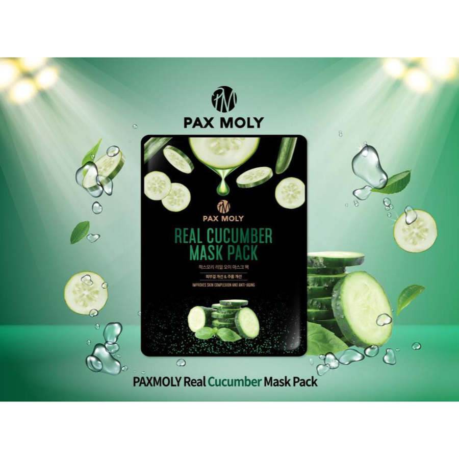 Pax Moly Real Cucumber Mask Pack Size: 25ml