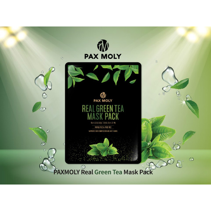 Pax Moly Real Green Tea Mask Pack Size: 25ml