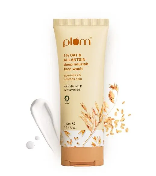 Plum 1% Oat & Allantoin Deep Nourish Face Wash- 100ml