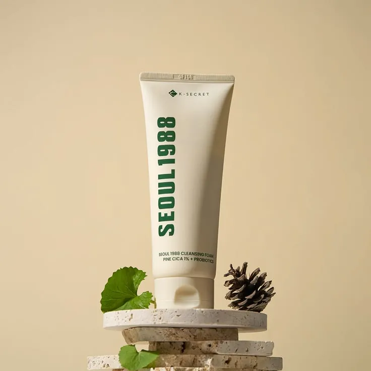 KSECRETSEOUL 1988 Cleansing Foam : Pine Cica 1% + Probiotics 150ml Size: 150 ml