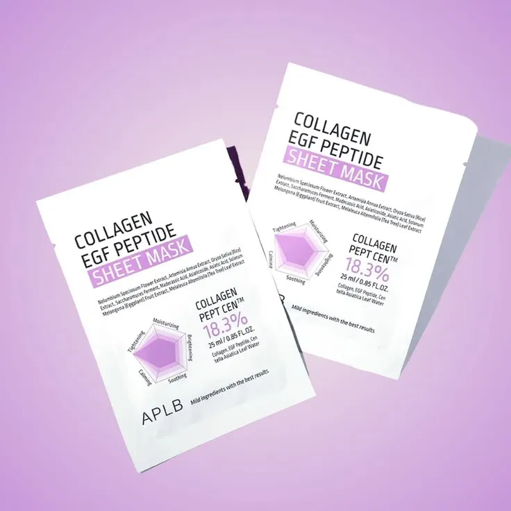 APLB 18.3% Collagen EGF Peptide Sheet Mask 25ml