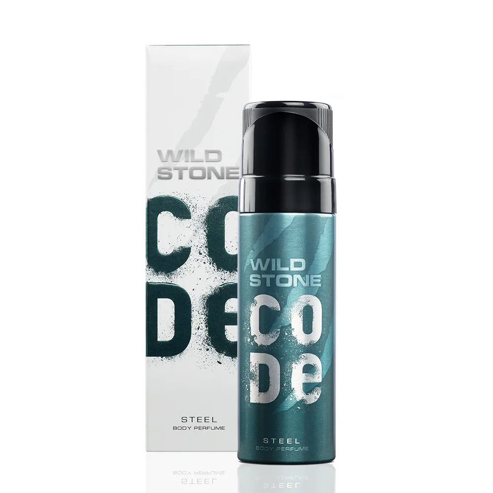 Wild Stone Code Steel Body Perfume For Men - Size: 120ml