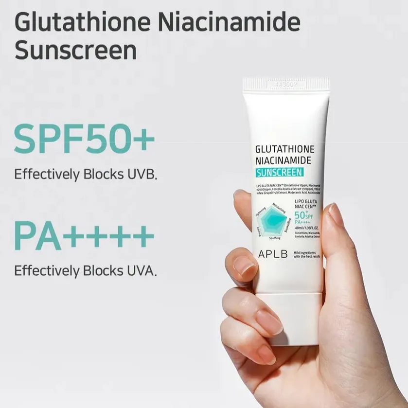 APLB Glutathione Niacinamide Sunscreen Weight: 40 ml