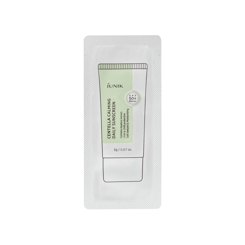 Iunik - Centella Calming Daily Sunscreen Sachet Size: 2 gm