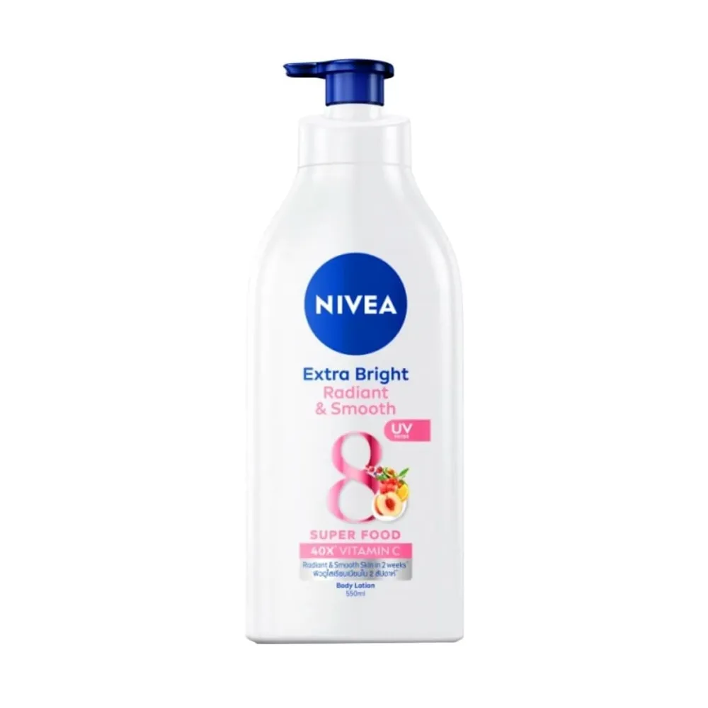 Nivea Extra Bright Radiant & Smooth Body Lotion Size: 550 ml