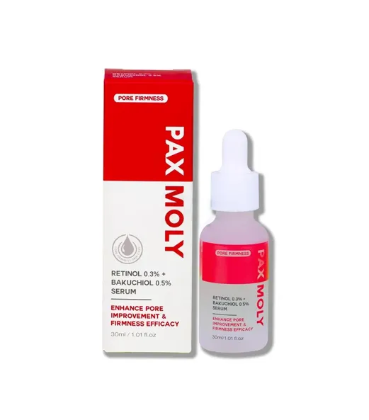 Pax Moly Pore Firmness Retinol 0.3% + Bakuchiol 0.5% Serum Size: 30ml
