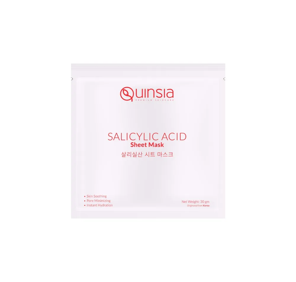 Quinsia Salicylic Acid Sheet Mask Size: 30 ml
